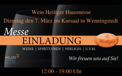 Wein Heiliger Hausmesse 2023