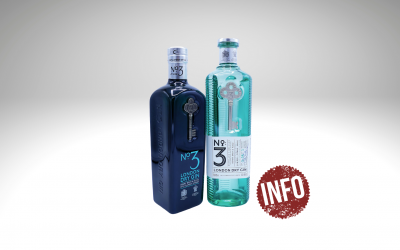 No. 3 London Dry Gin in neuer Flasche