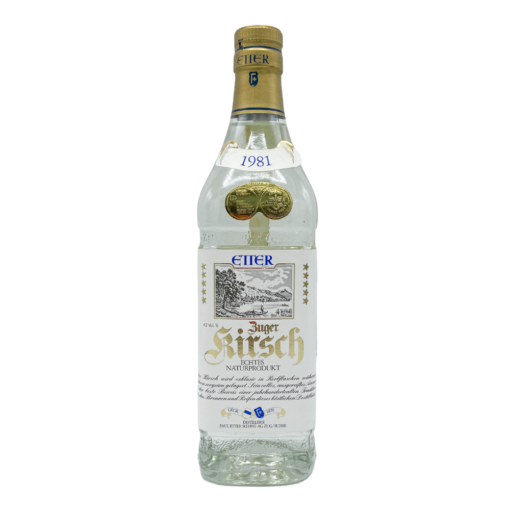 Etter Zuger Kirsch 1981 42% vol.