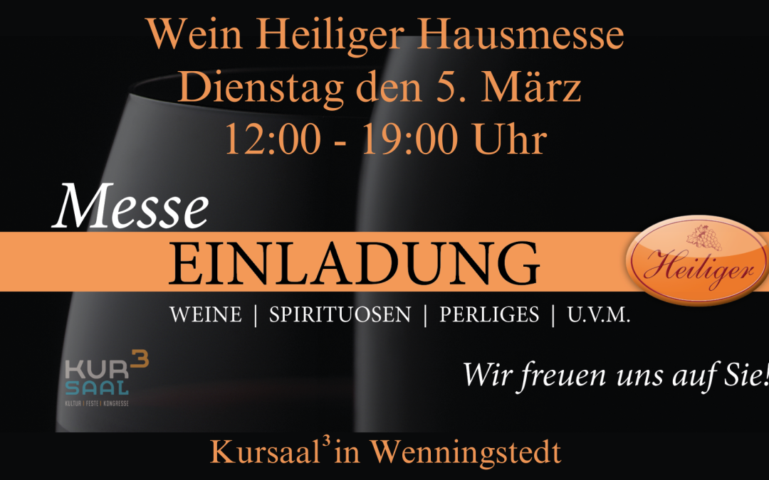 Wein Heiliger Hausmesse 2024